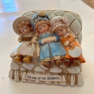 #The End of The Sermon”, 1989, Three girls sitting on couch.